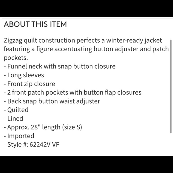 🌺VIA SPIGA ZIG-ZAG QUILTED CARGO JACKET NWT - Picture 10 of 11